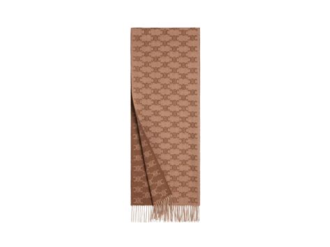 celine monogram scarf|SCARF IN MONOGRAM CASHMERE .